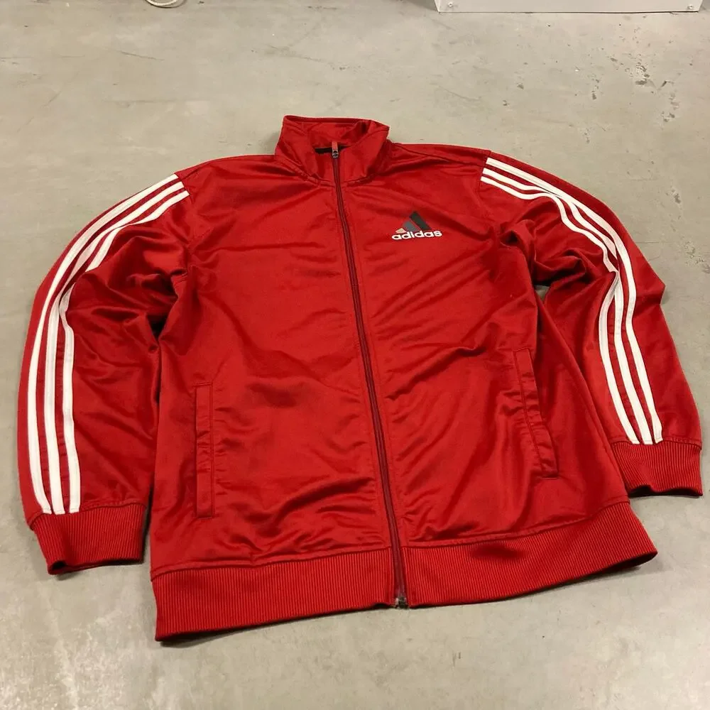 vintage y2k striped adidas track jacket